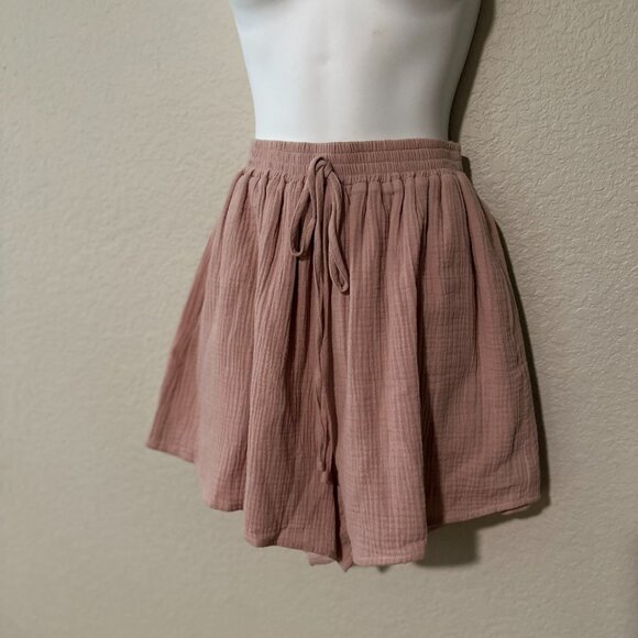 Nordstrom Free The Roses Dusty Pink Gauze shorts, New without Tags, Small - Picture 2 of 7